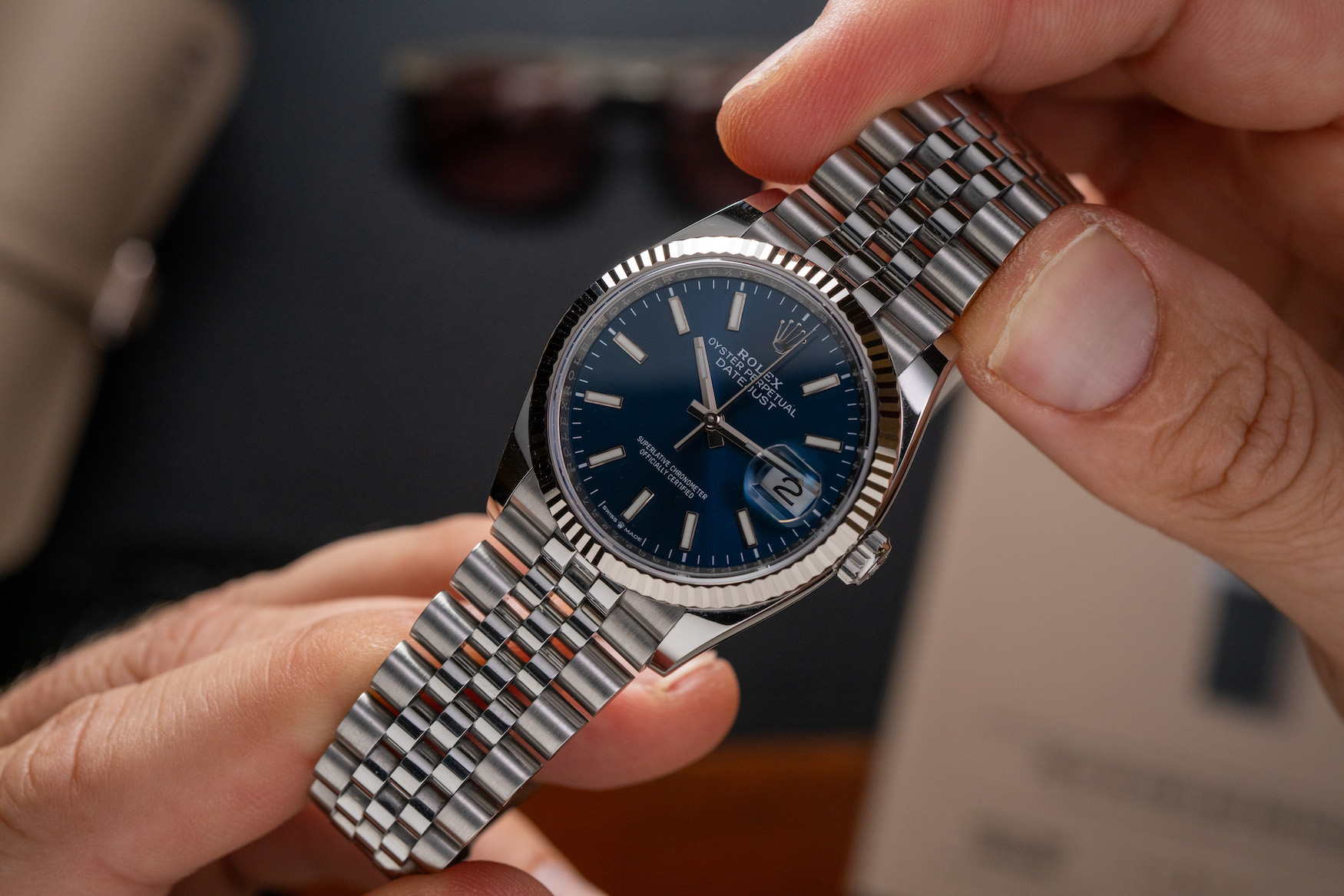 Rolex DateJust 36 126234 Bright Blue 4