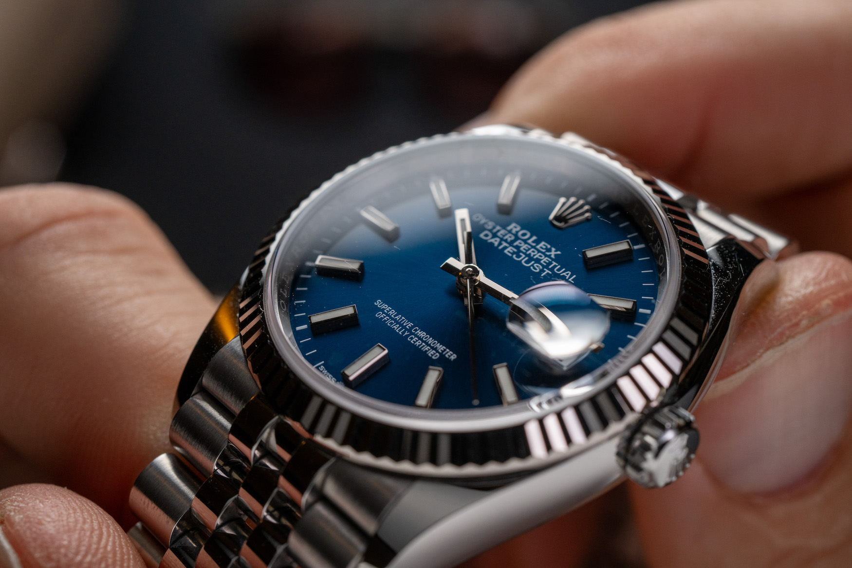 ROLEX DATEJUST 36 126234 Bright Blue 5