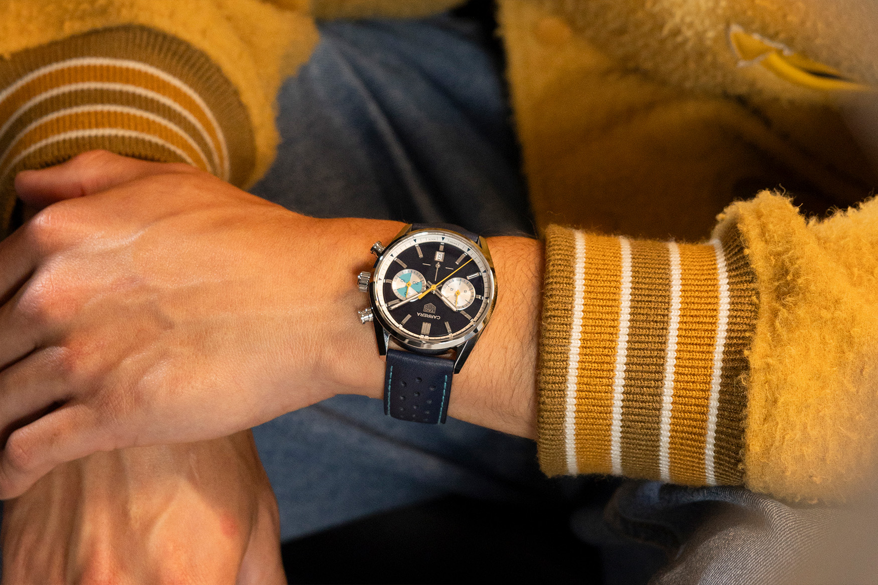Tag Heuer Carrera Chrono limited edition seafarer wrist2