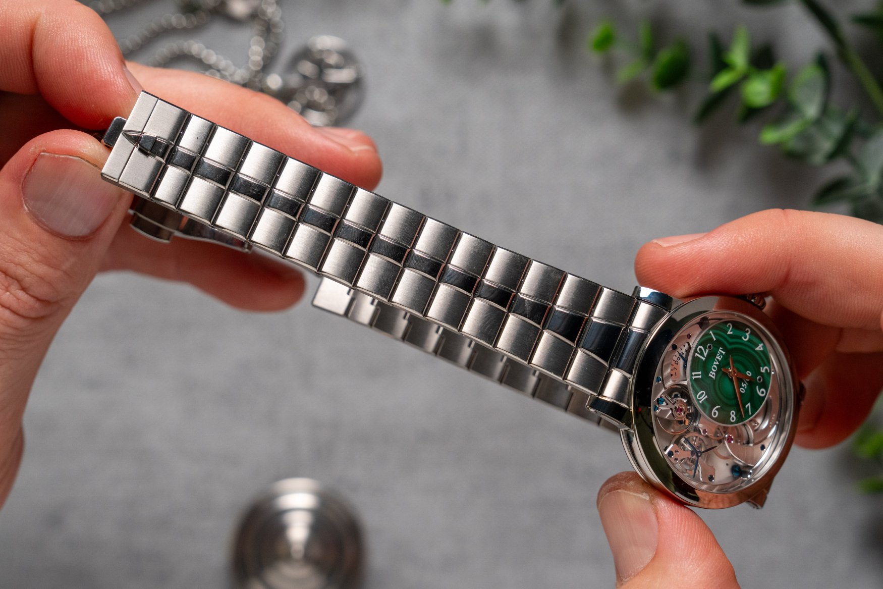 BOVET RECITAL 12 Malachite Bracelet