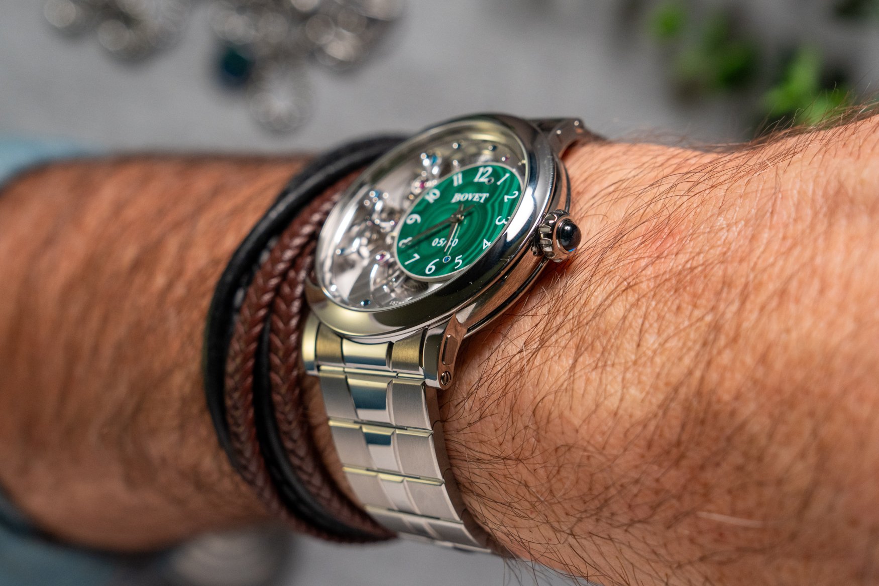 BOVET RECITAL 12 Malachite Wrist