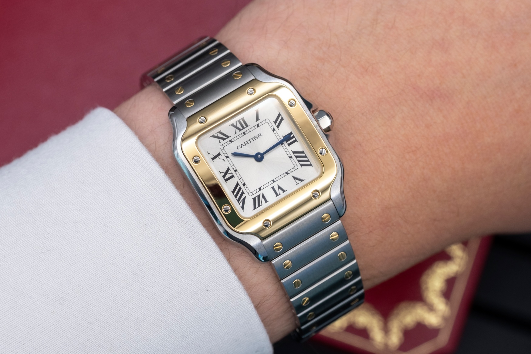 Cartier Santos de Carties Es Mall Tote Tone List
