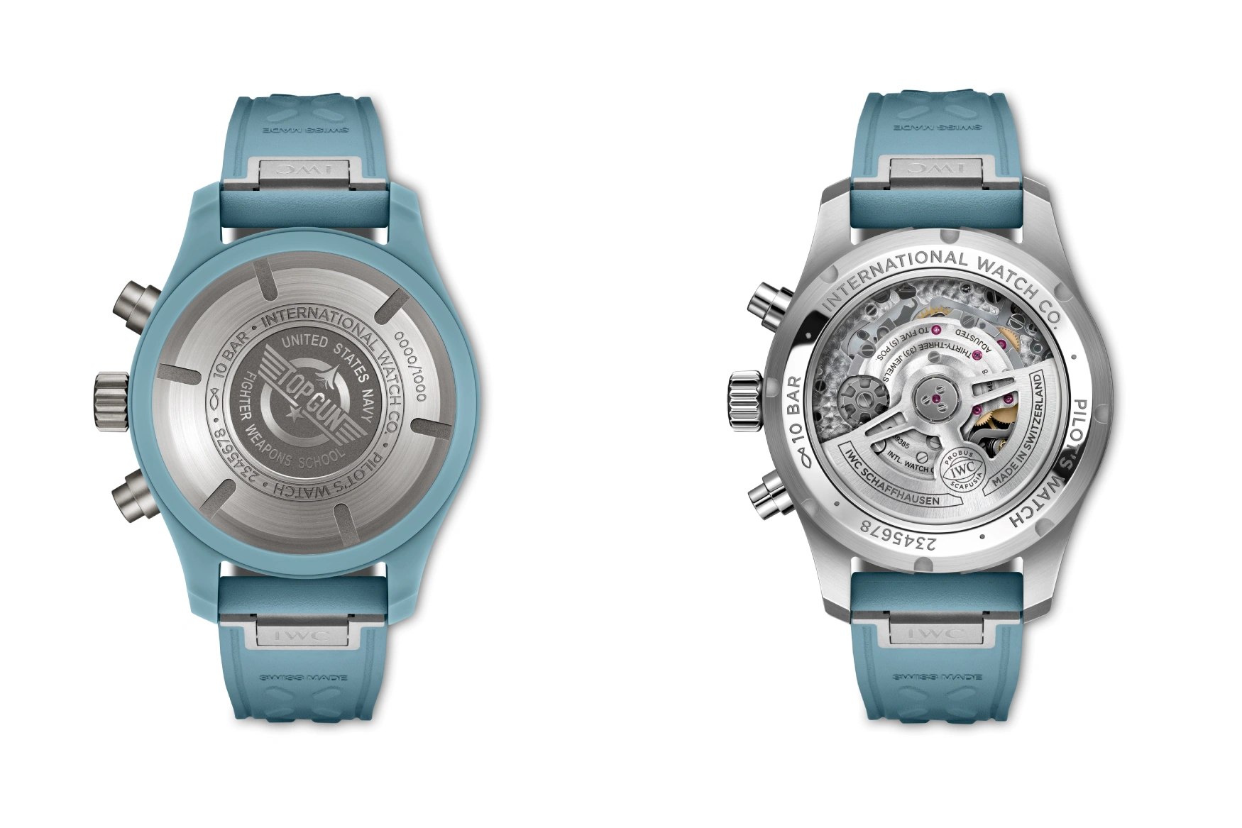 iwc pilots watch chronograph 41 miramar casebacks