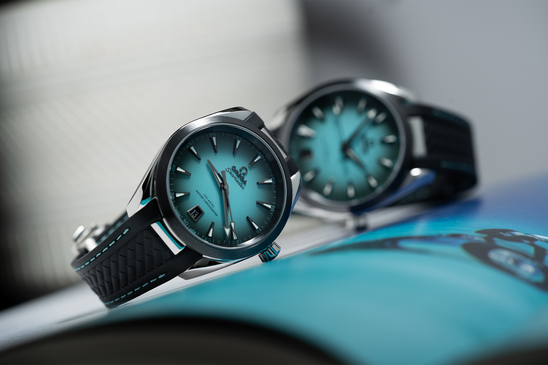 Omega Aqua Terra Turqouise 36mm layout
