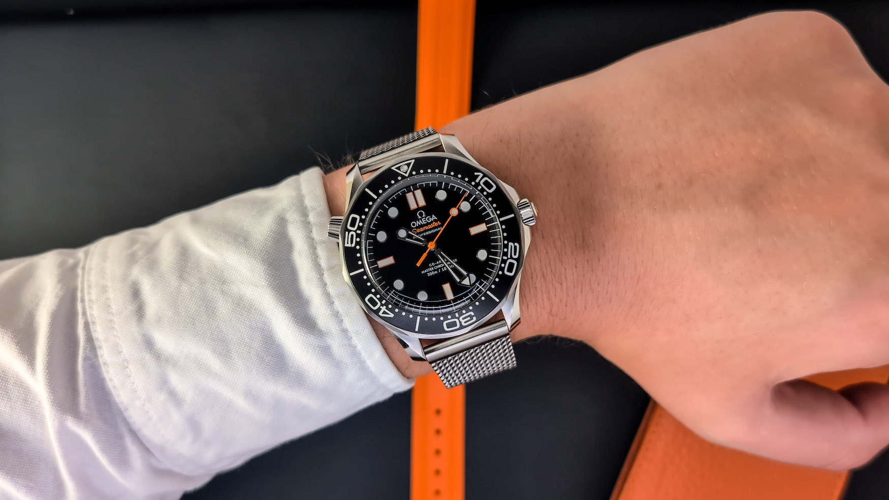 Omega Seamaster Diver 300m Orange 8