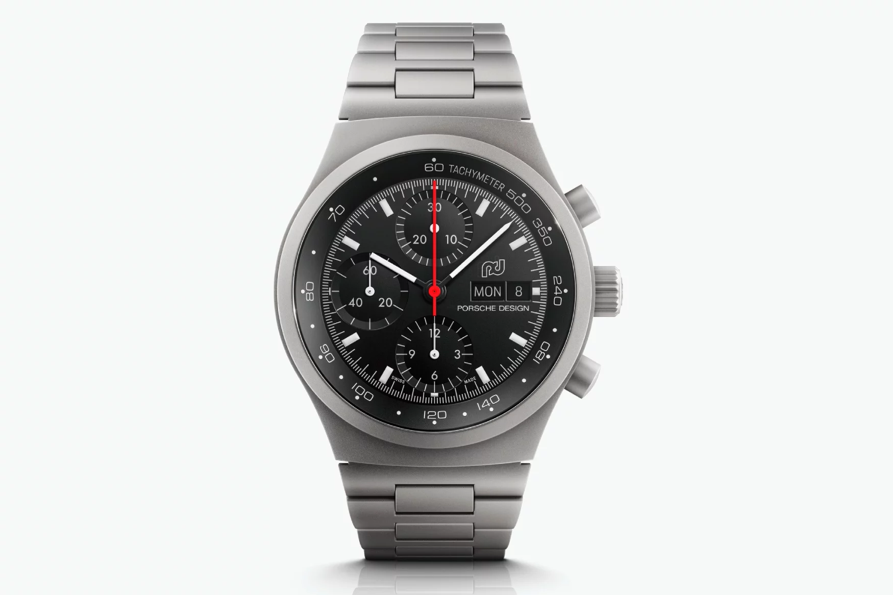 Porsche Design Titanium Stainless Steel Watch Porsche Design Sportivo 32mm Titanium Watch - Chorost & Co main image 2