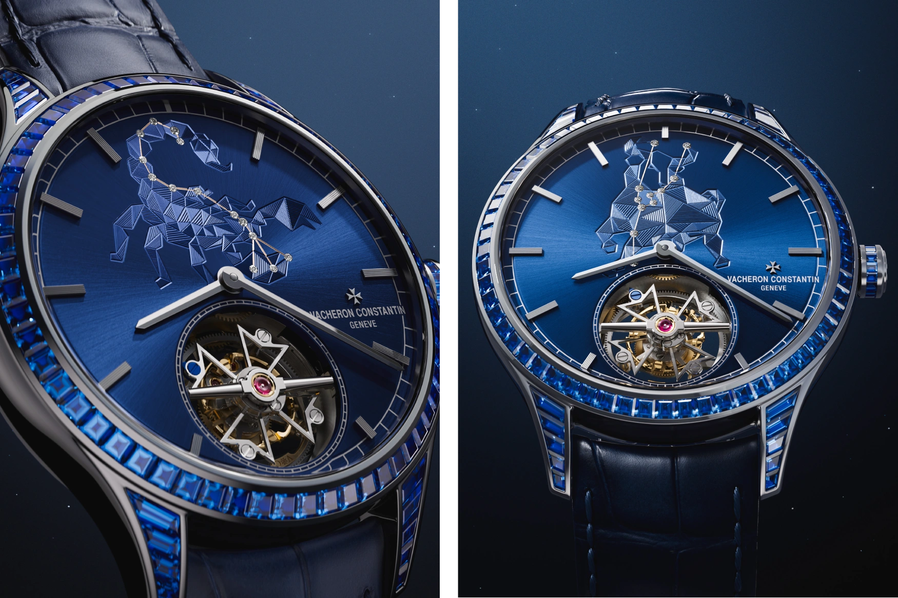 vacheron constantin metiers dart tribute to the celestial dial close up