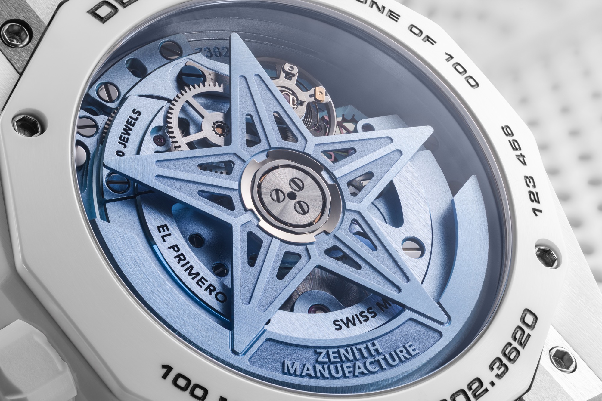 zenith time tide defy skyline skeleton white surfer ceramic 11