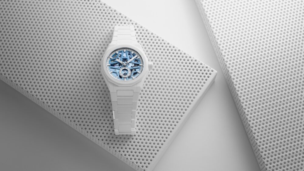 Our ‘Surfer Trilogy’ is complete with the Zenith x Time+Tide Defy Skyline Skeleton White Surfer Ceramic