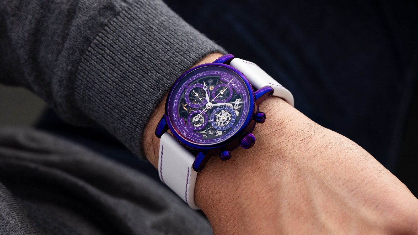 Chronoswiss Opus Purple Rain feature