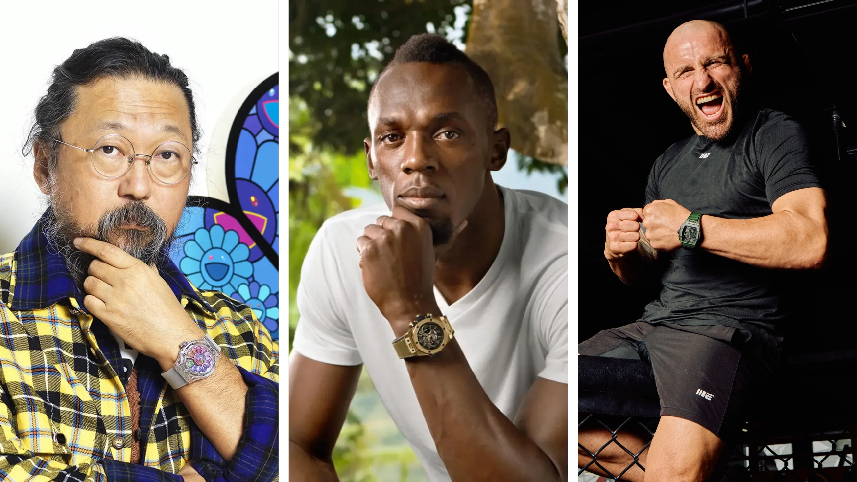 Hublot ambassadors murakami bolt volk feature