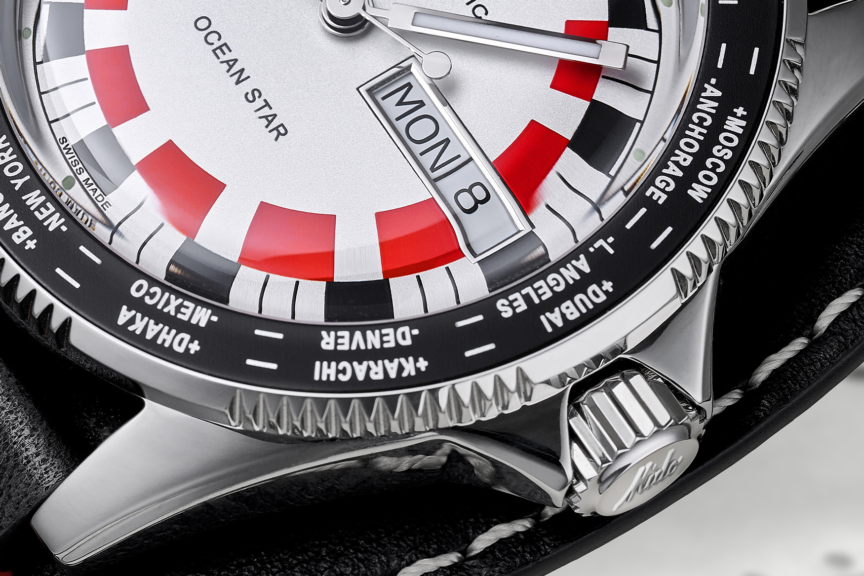 Mid Ocean Star World Timer Case