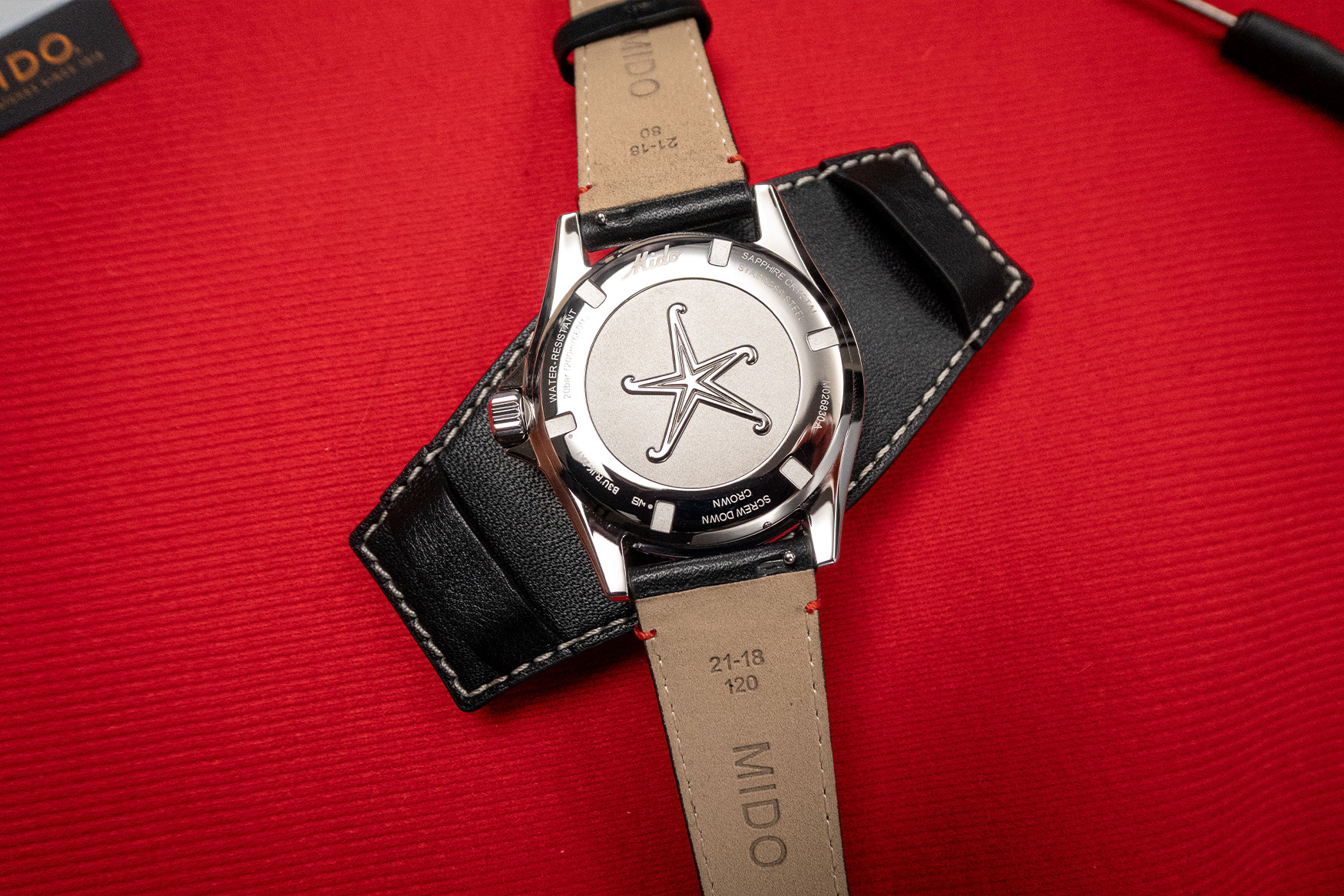 Mid Ocean Star World Timer Case Back