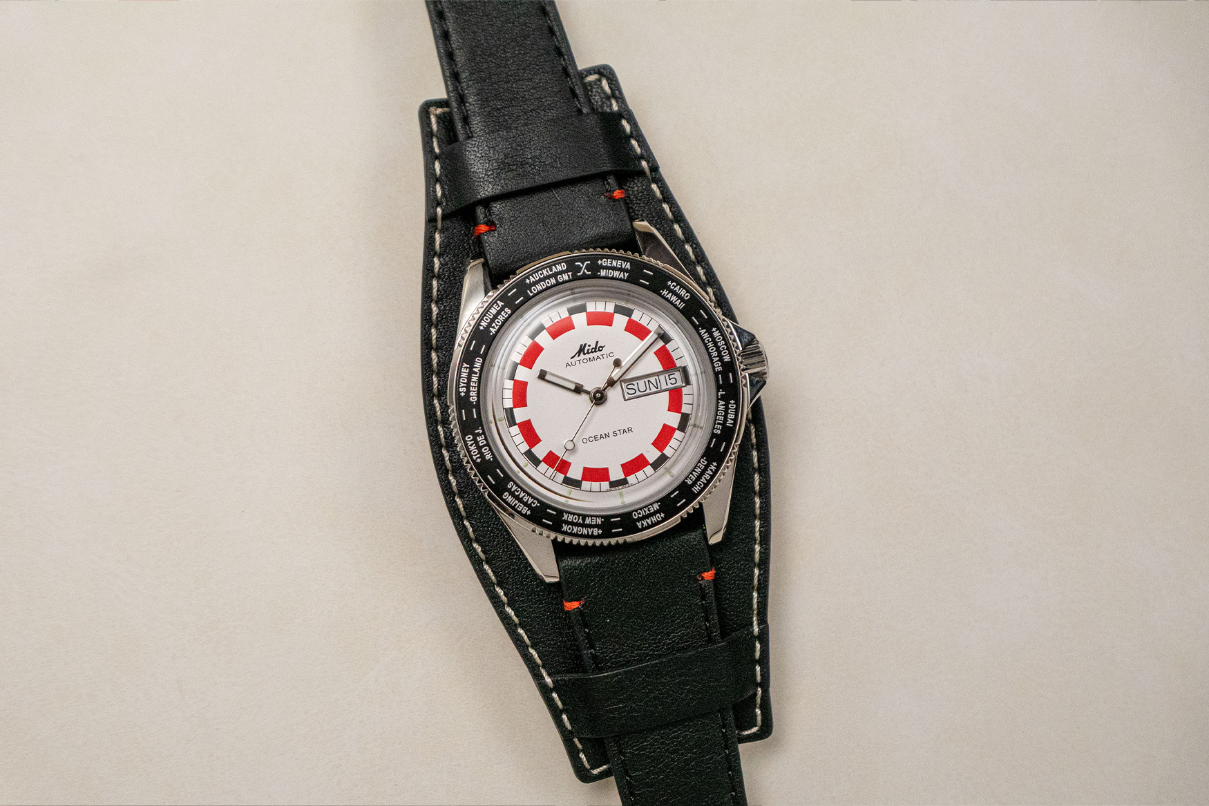 Mid Ocean Star World Timer Front