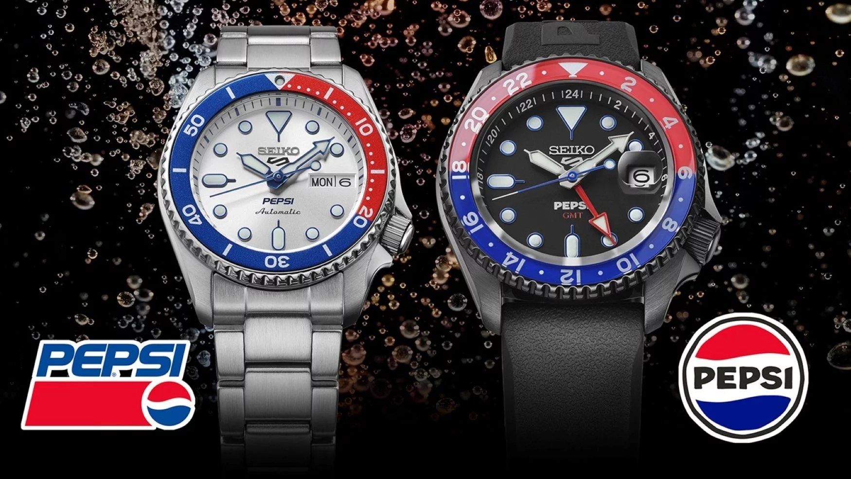 Seiko 5 Sports x Pepsi Limited Edition