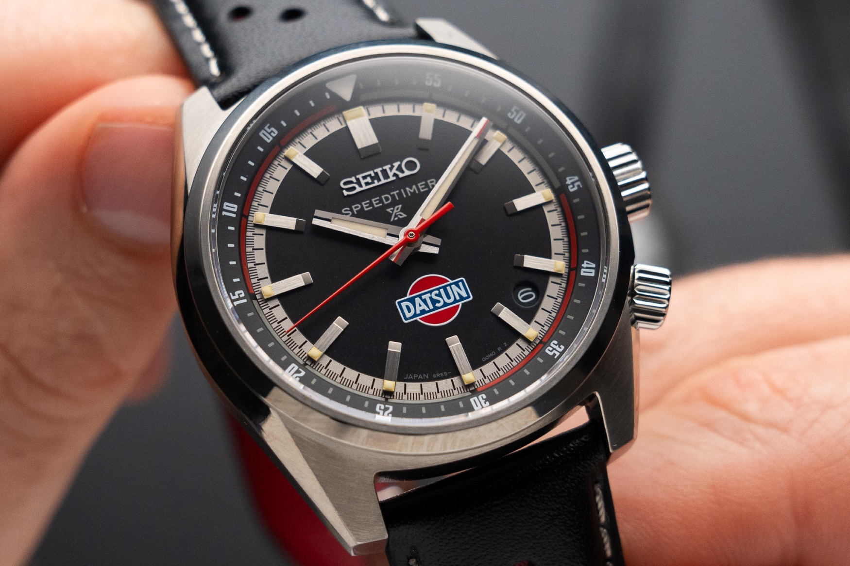 Seiko Prospex Speedtimer Mechanical Datsun 240Z Limited Edition SPB517 dial