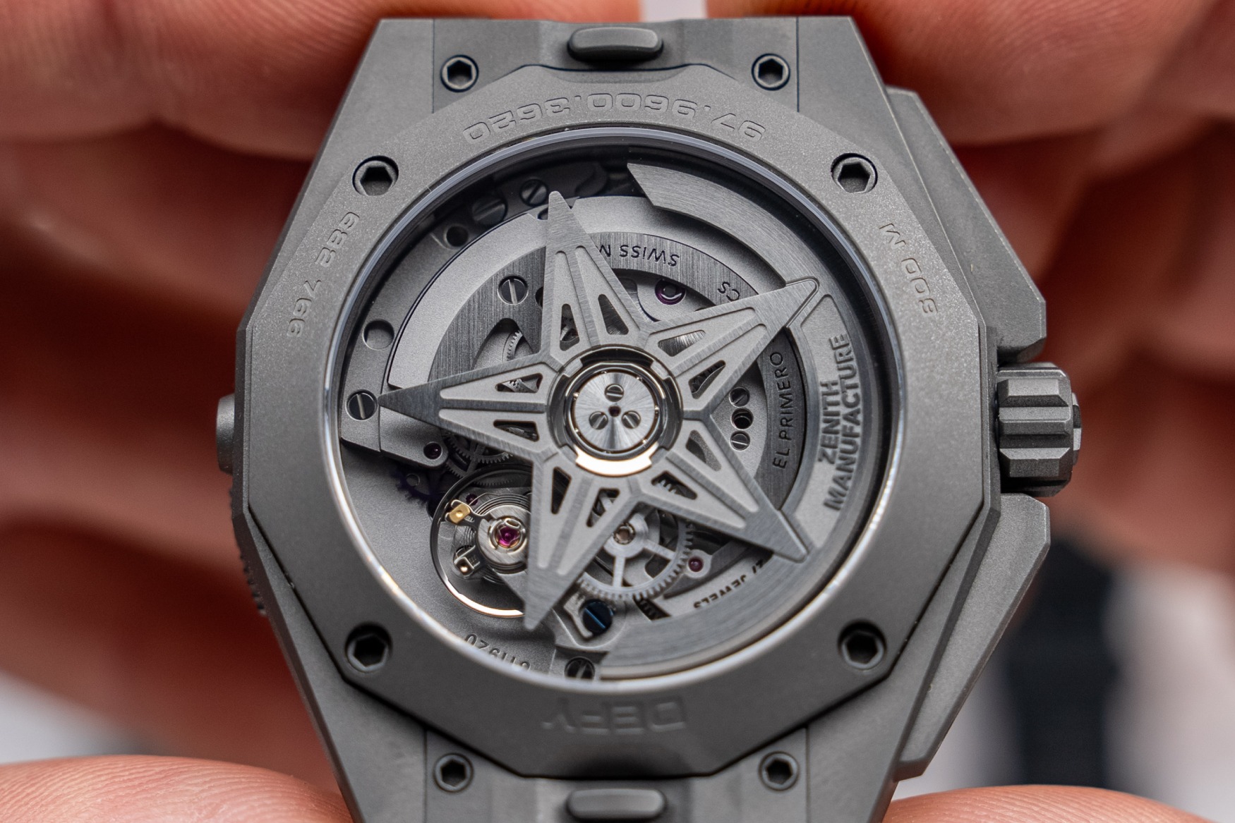 Zenith ignores extreme diver shadow caseback