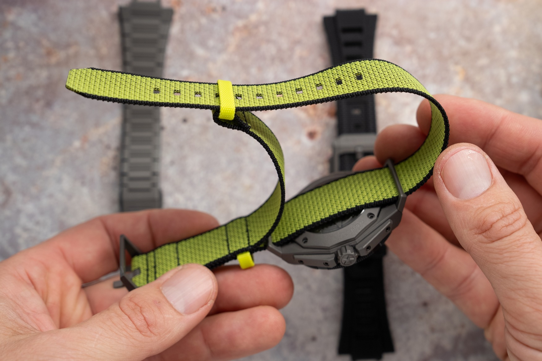 Zenith ignores extreme diver shadow fabric straps