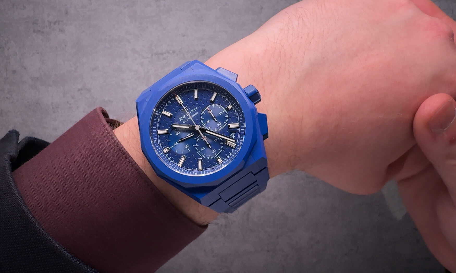 Zenith eliminates the Skyline Chronograph 160th Blue Ceramic 3