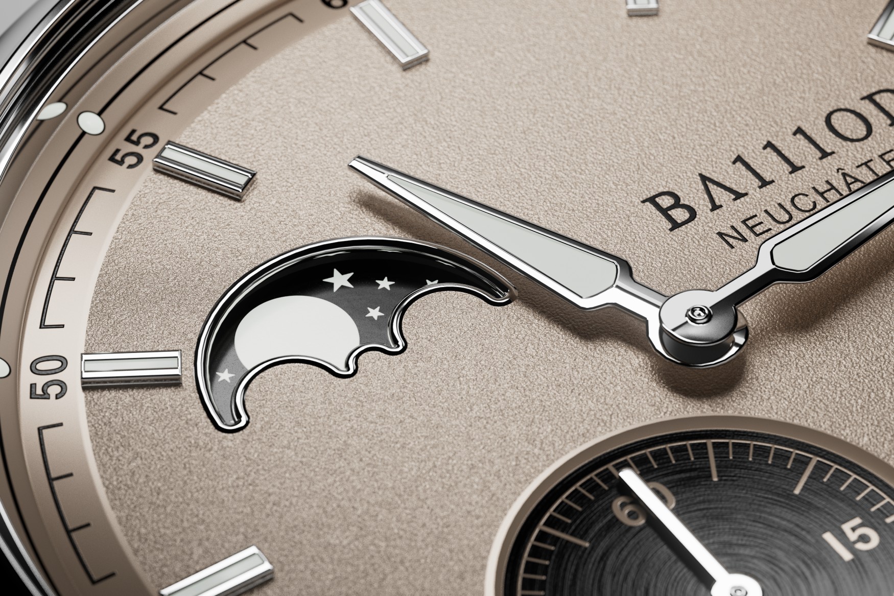 BA1111od Chapter 8 Moon Face Beige Dial