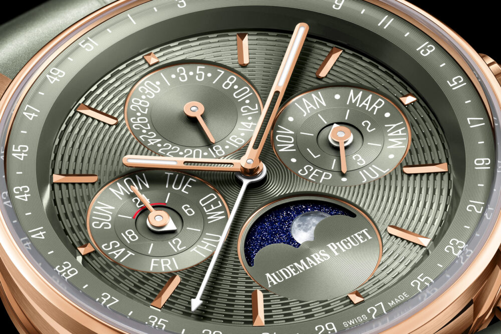 Audemars Piguet Code 11 59 QP 18k pink gold dial close up