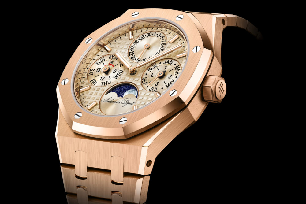Audemars Piguet Royal Oak QP 18k pink gold case profile