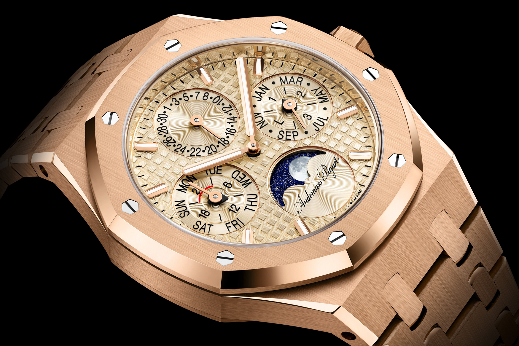 Ardmars Piguet Royal Oak QP 18K Pink Gold Case Profile 2