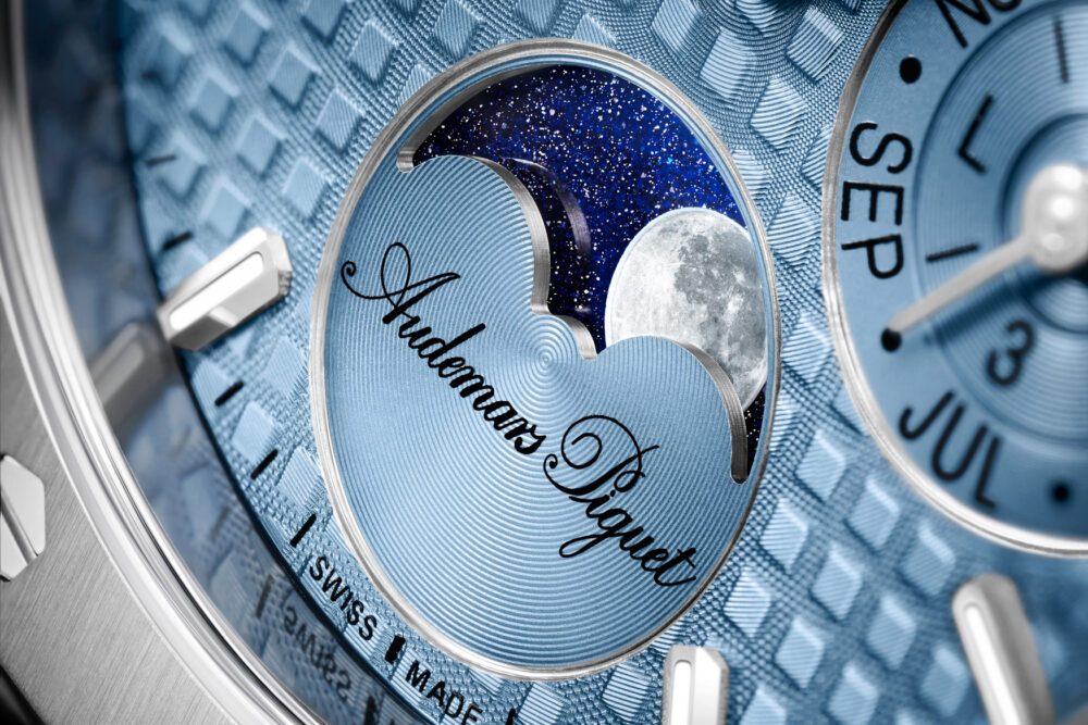 Audemars Piguet Royal Oak QP steel dial close up