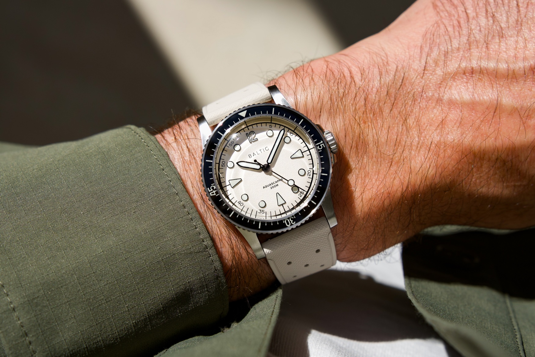 Baltic Aquascaphe Mk2 37mm warm silver