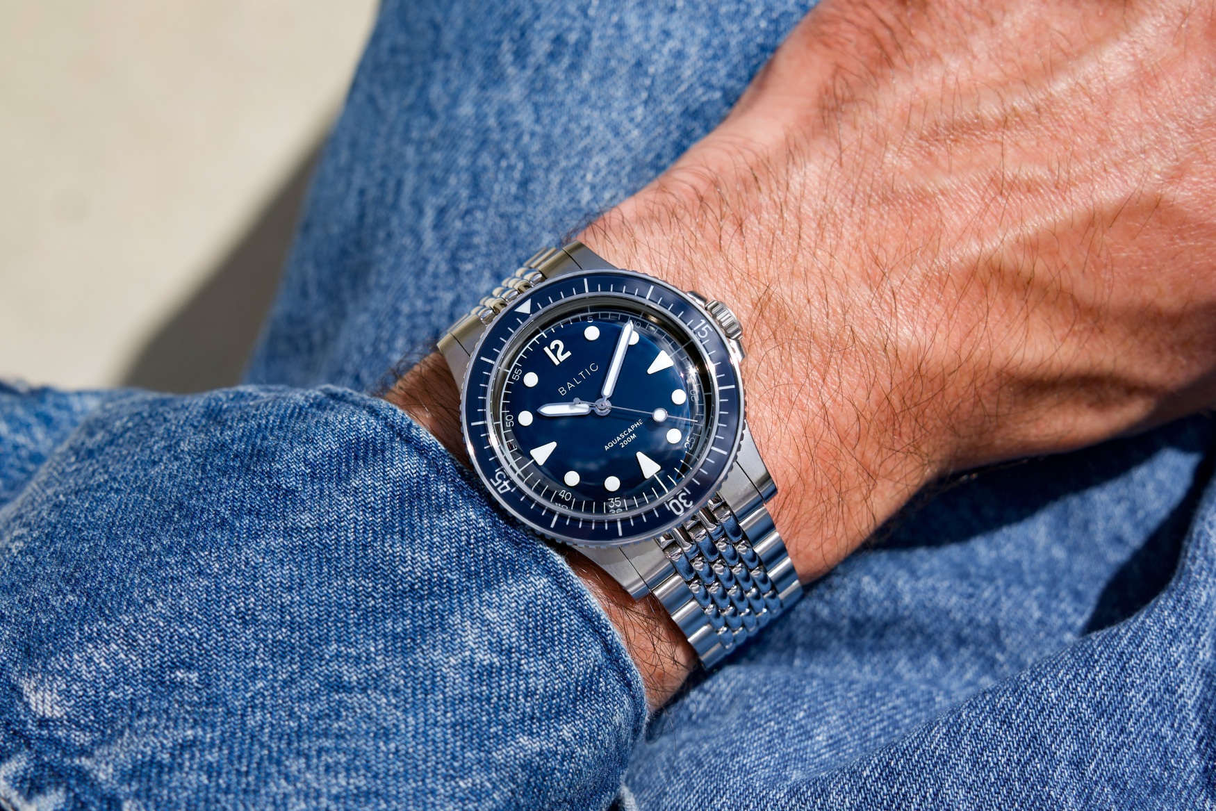 Baltic Aquascaphe Mk2 39mm blue