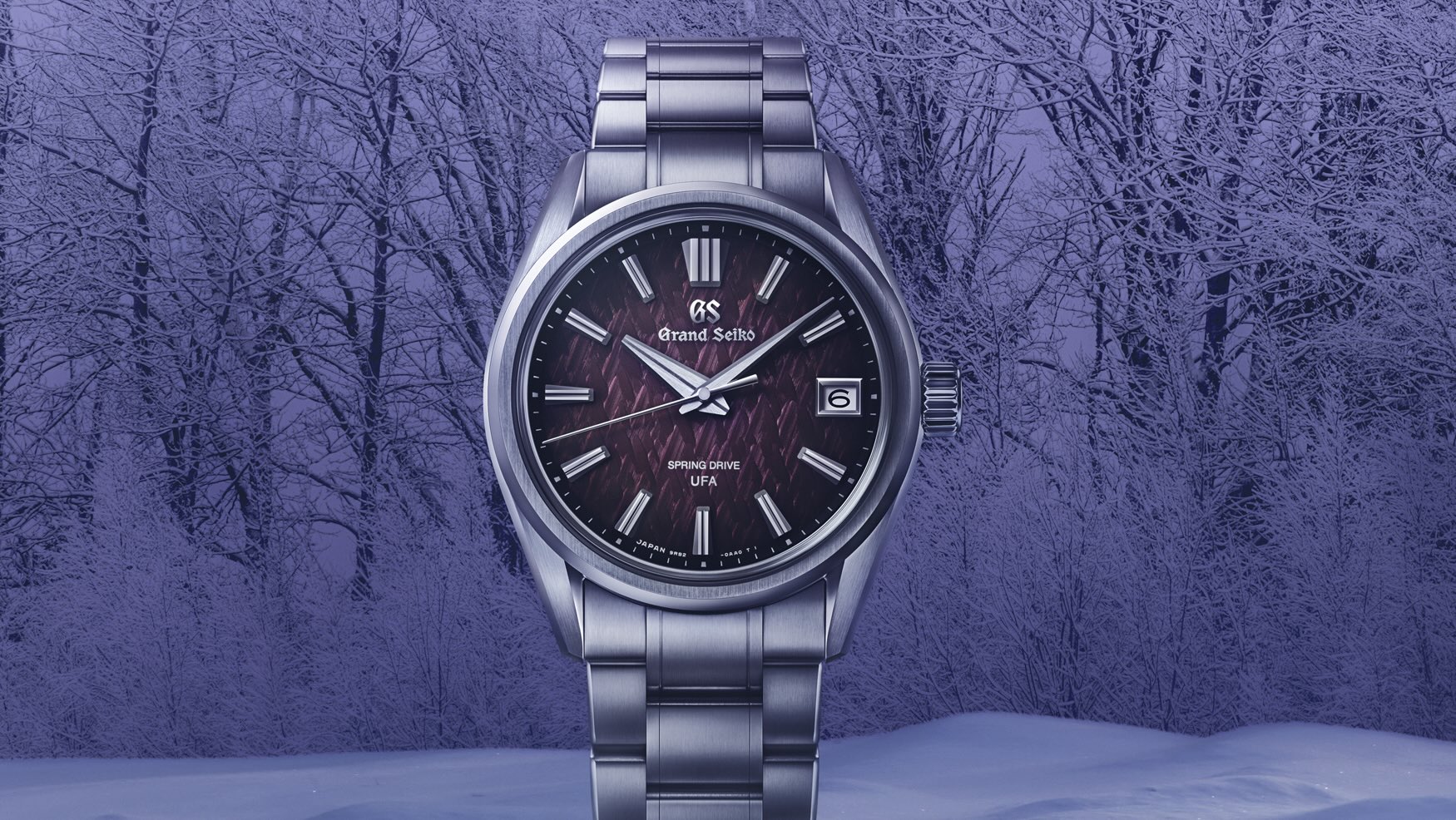 Grand Seiko SLGB005 Ice Forest Violet Dawn feature