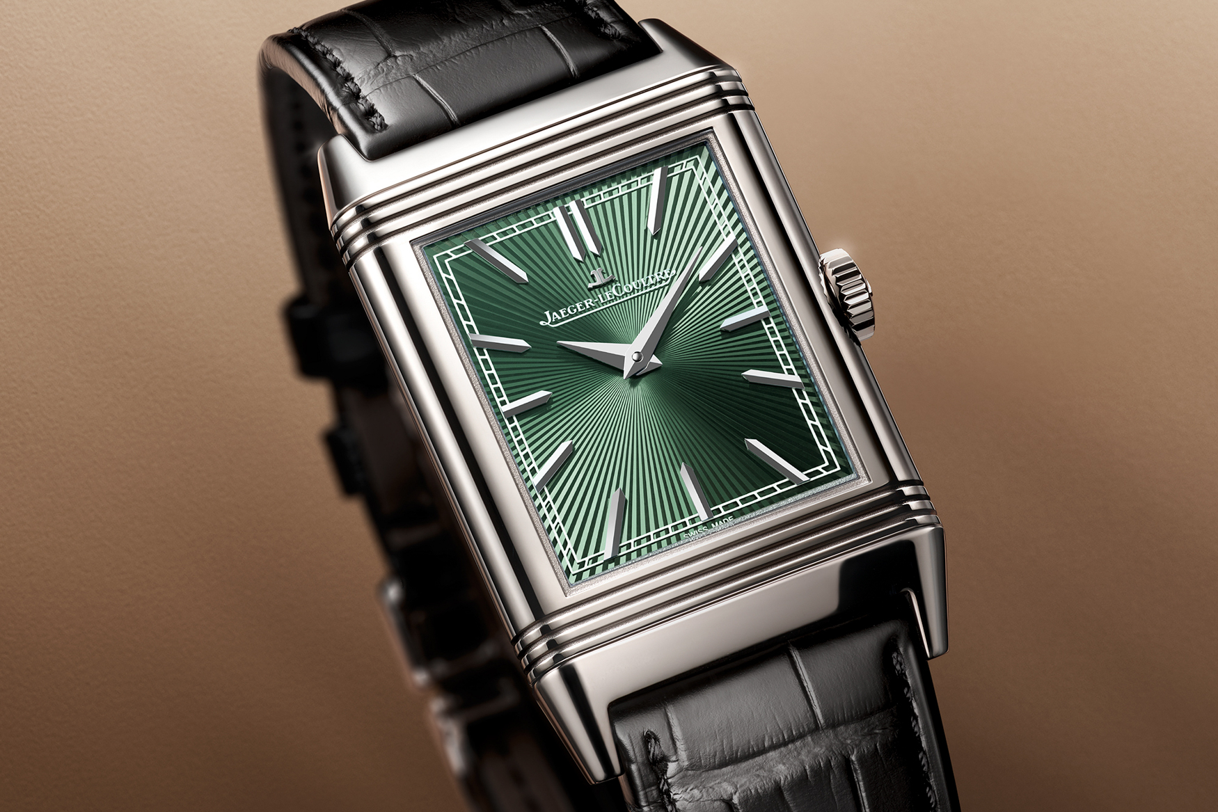 JLC Reverso Xu Beihong Green Case Profile