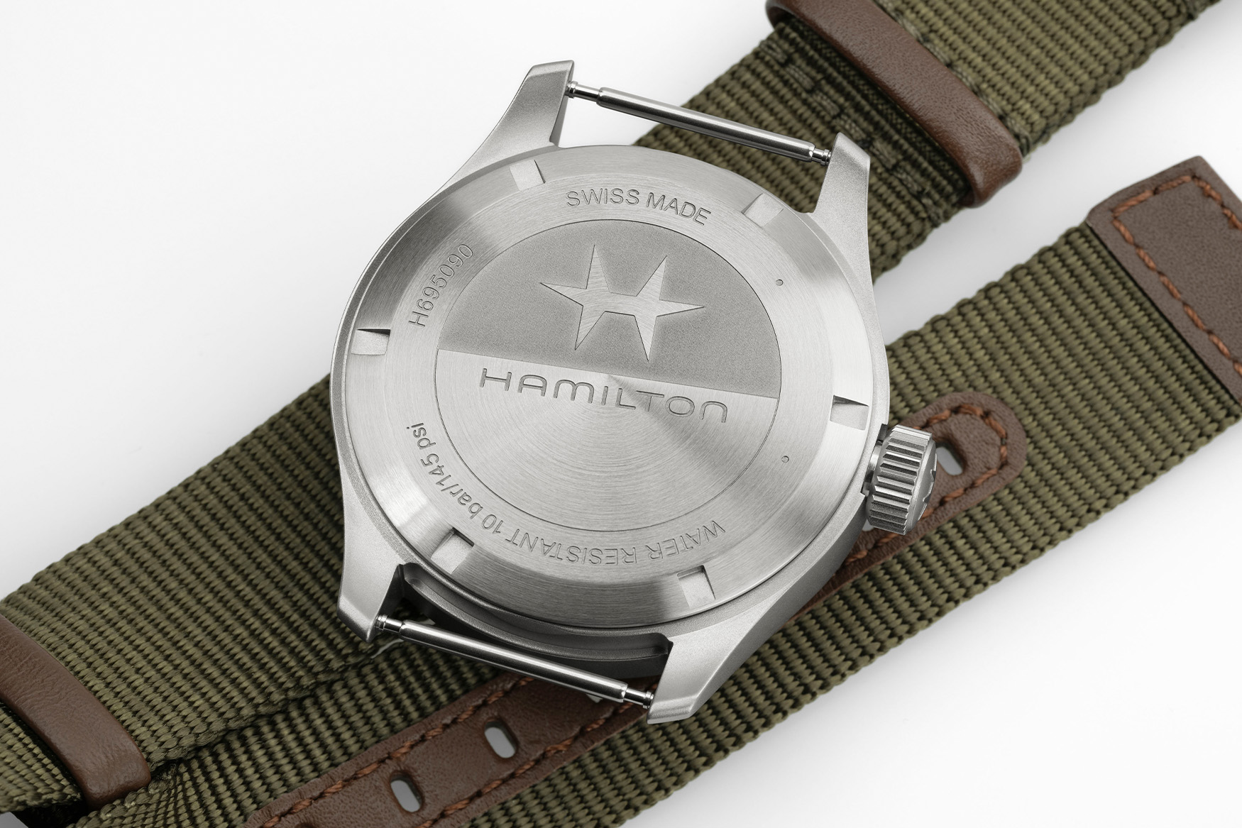 Khaki field power reserve strap