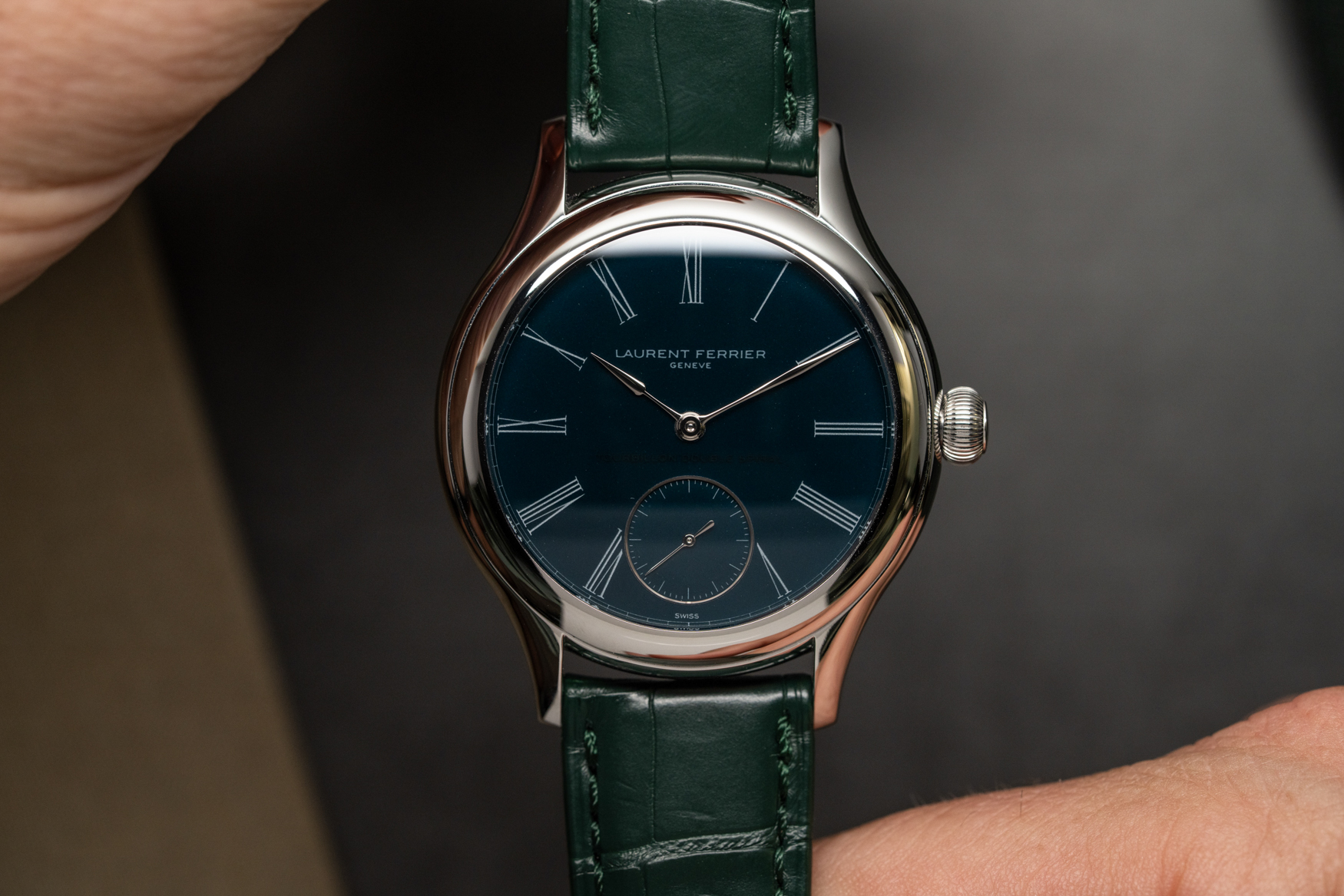 Laurent Ferrier Classic Tourbillon Teal Serie Atelier Profile