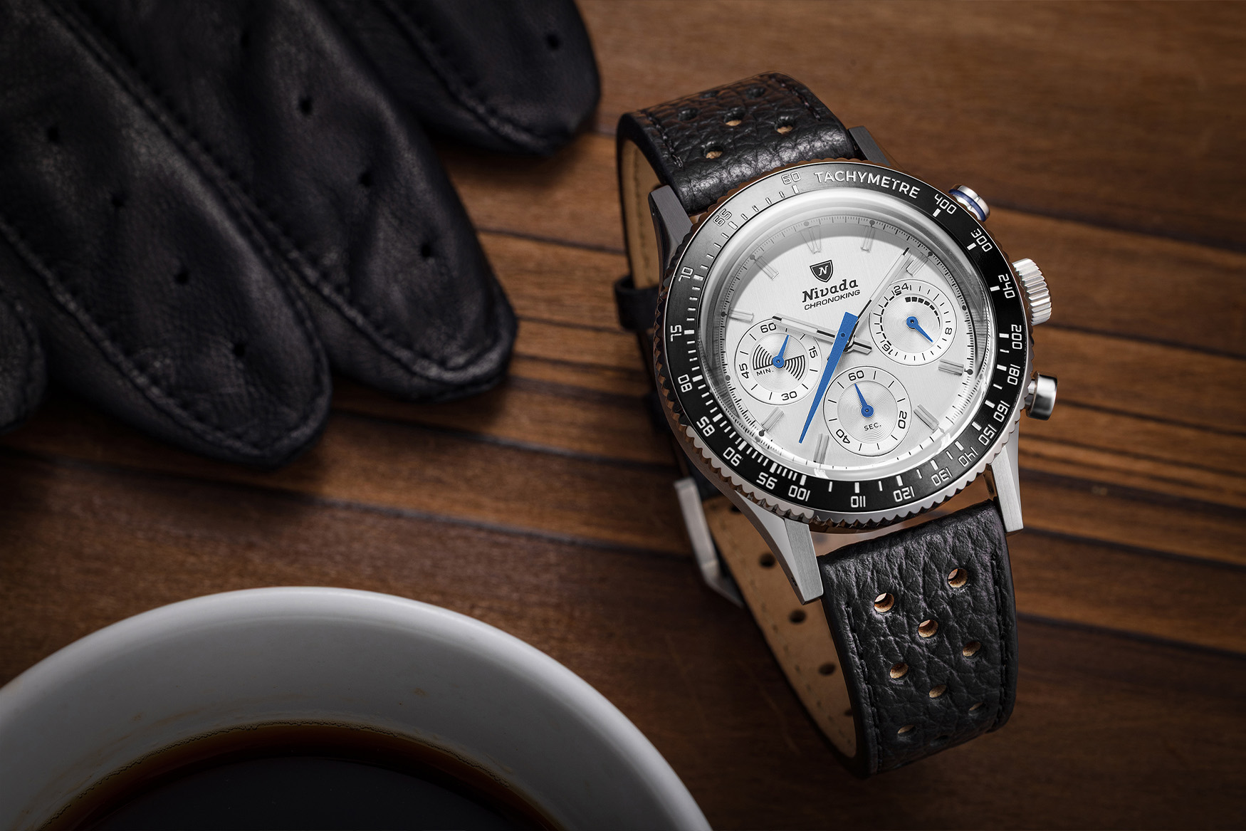 Nivada Grenchen Chronoking Gray Racking