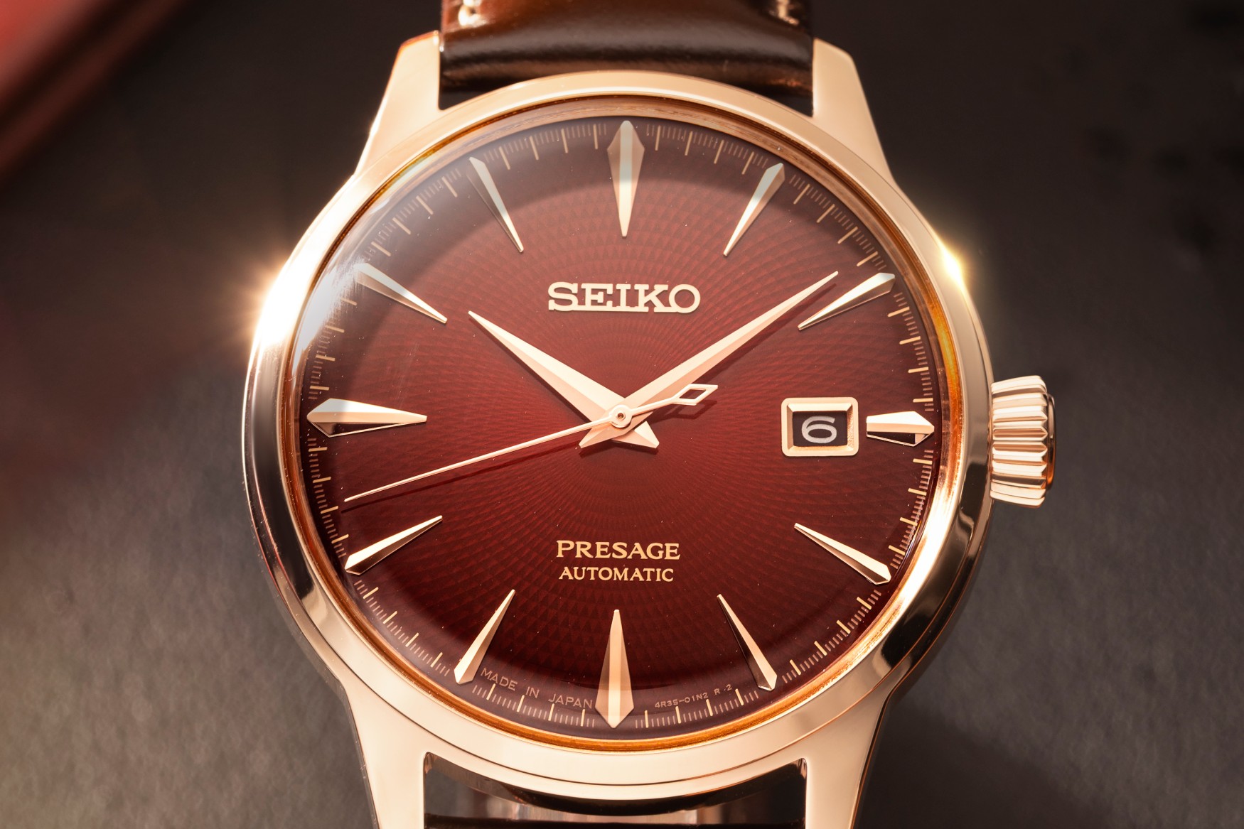 Seiko Presage Cocktail Time 'The Conte' SRPL96J dial