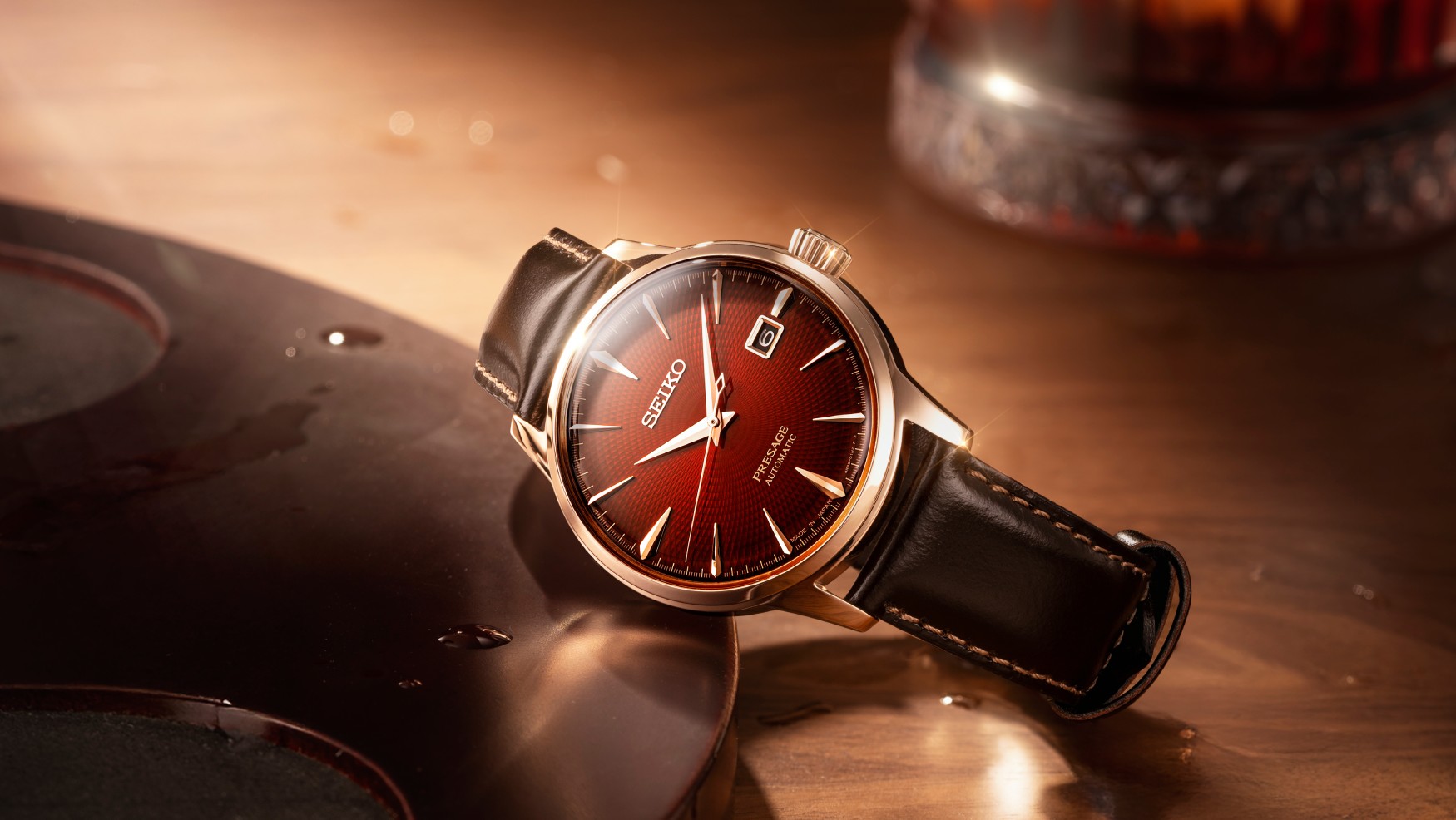 From whiskies to Negronis: Seiko continues its run of cocktail-inspired Australasian limited editions with the Presage SRPL96J ‘The Conte’