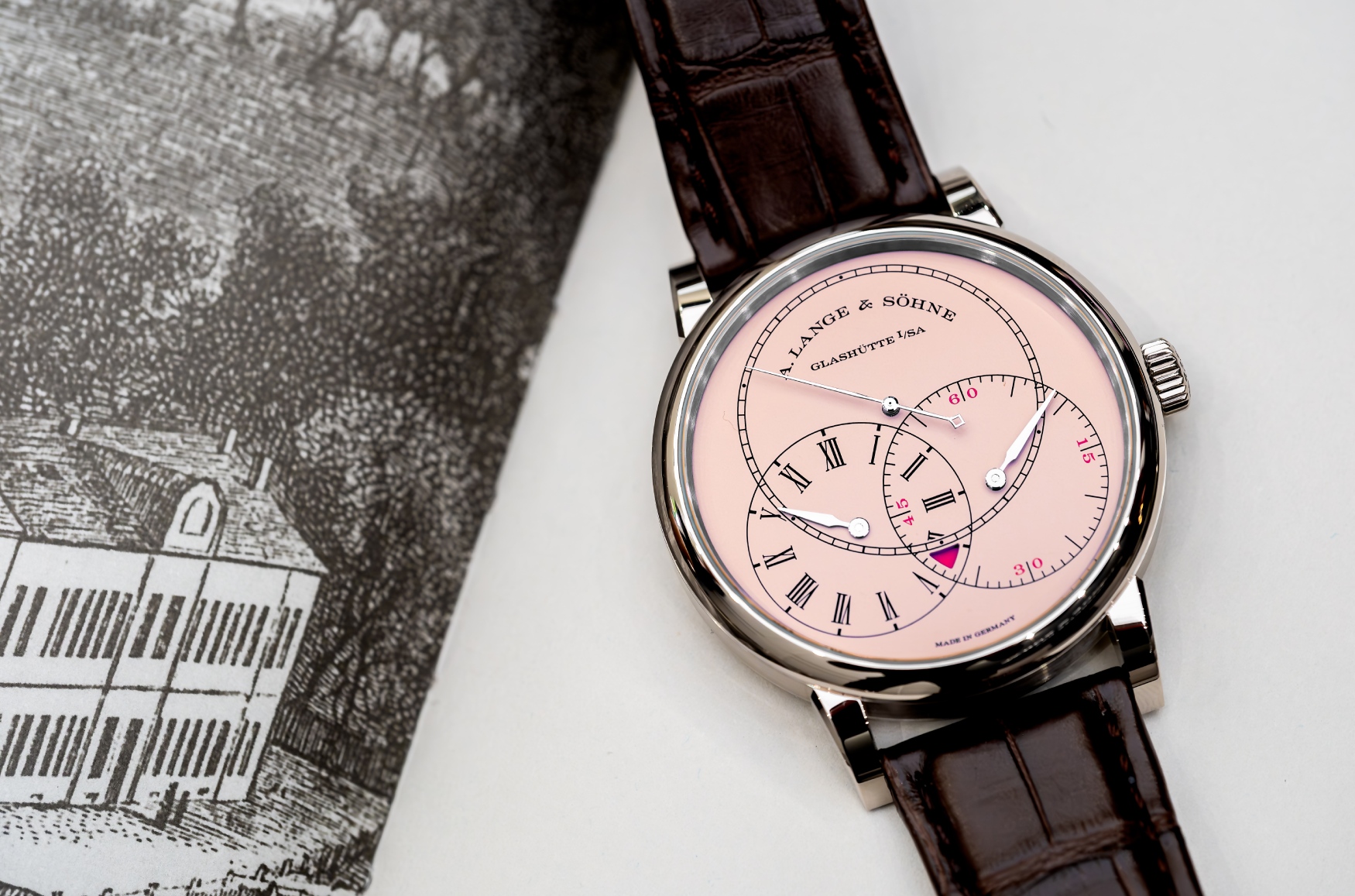 Lange Sohne Richard Lange Jumps a few seconds Rose Gold Dial 1