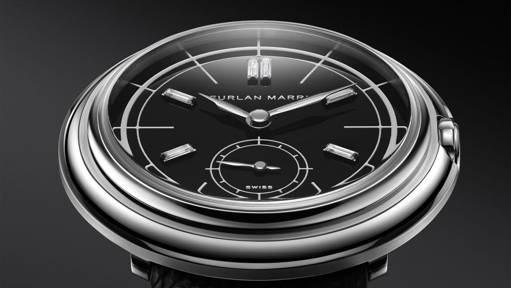 Furlan Marri puts on its diamonds for the disco with the new Disco Volante Diamonds Onyx