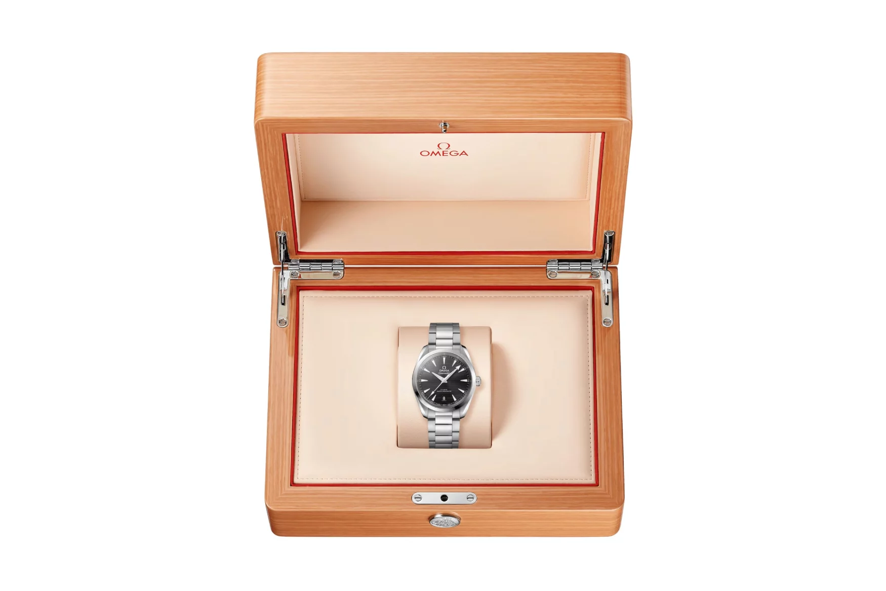 Beautiful OMEGA ❤️ SEAMASTER Stainless steel watch with box ? OMEGA | Seamaster Railmaster 38mm - Brown Gradient Dial on  main image 3