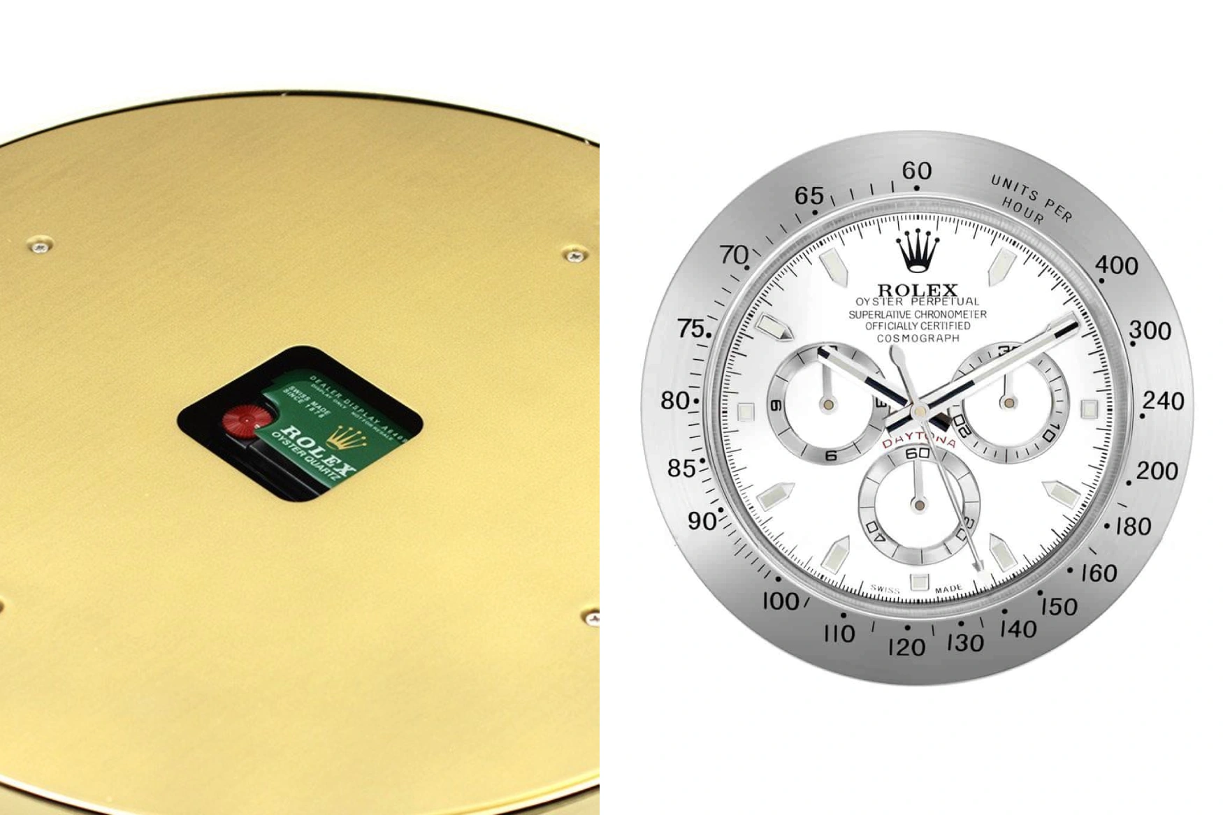 rolex fake dealer clock