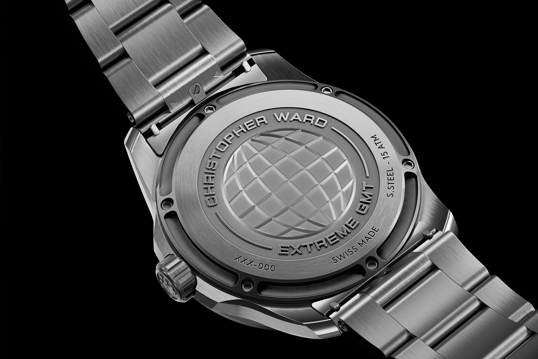 Nắp lưng Christopher Ward C63 Sealander Extreme GMT