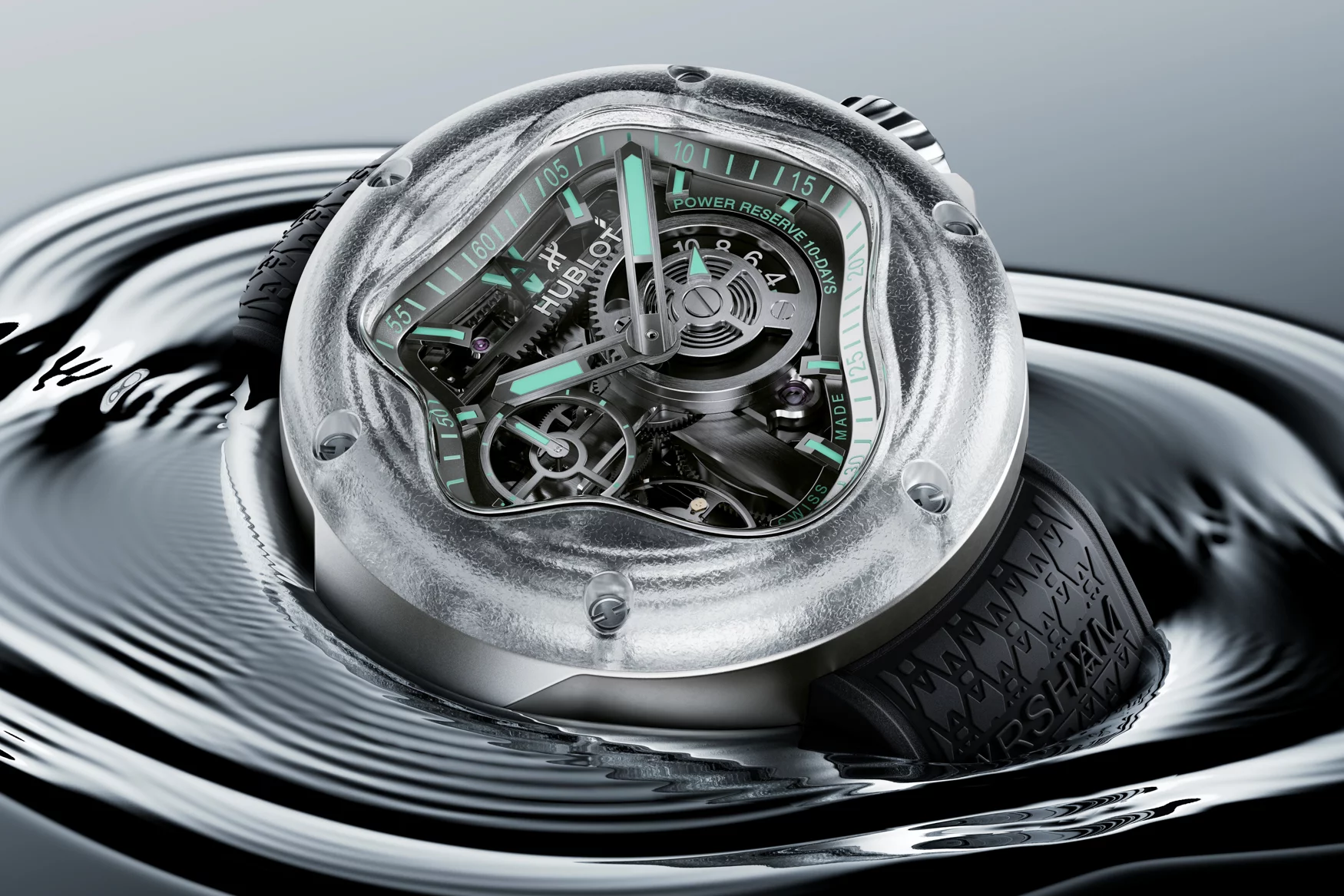 Hublot MP-17 MECA-10 Arsham Splash Titanium Sapphire | INTRODUCING