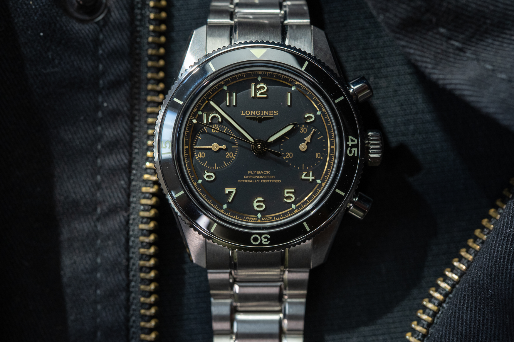 ملف Flyback الخاص بـ Longines Spirit Pilot