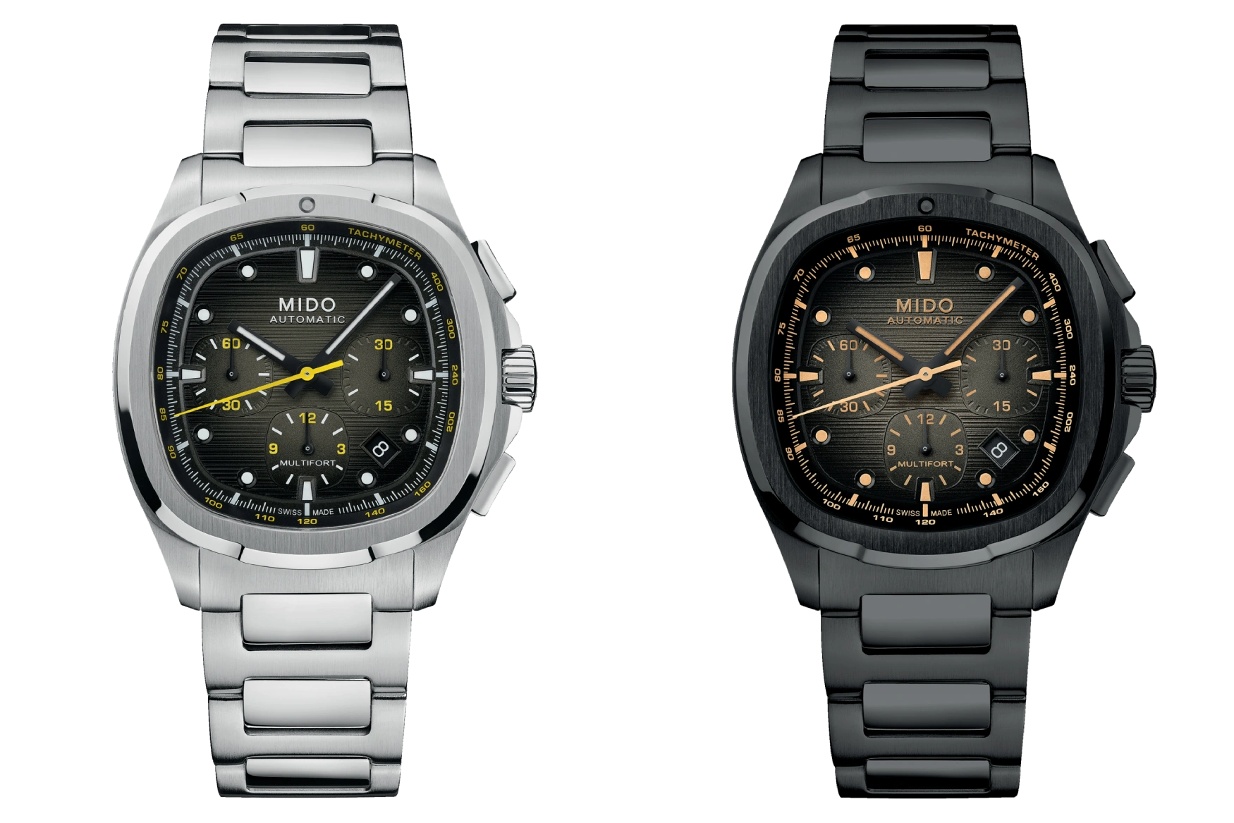 Mido Multifort TV Chronograph màu xám phong cách