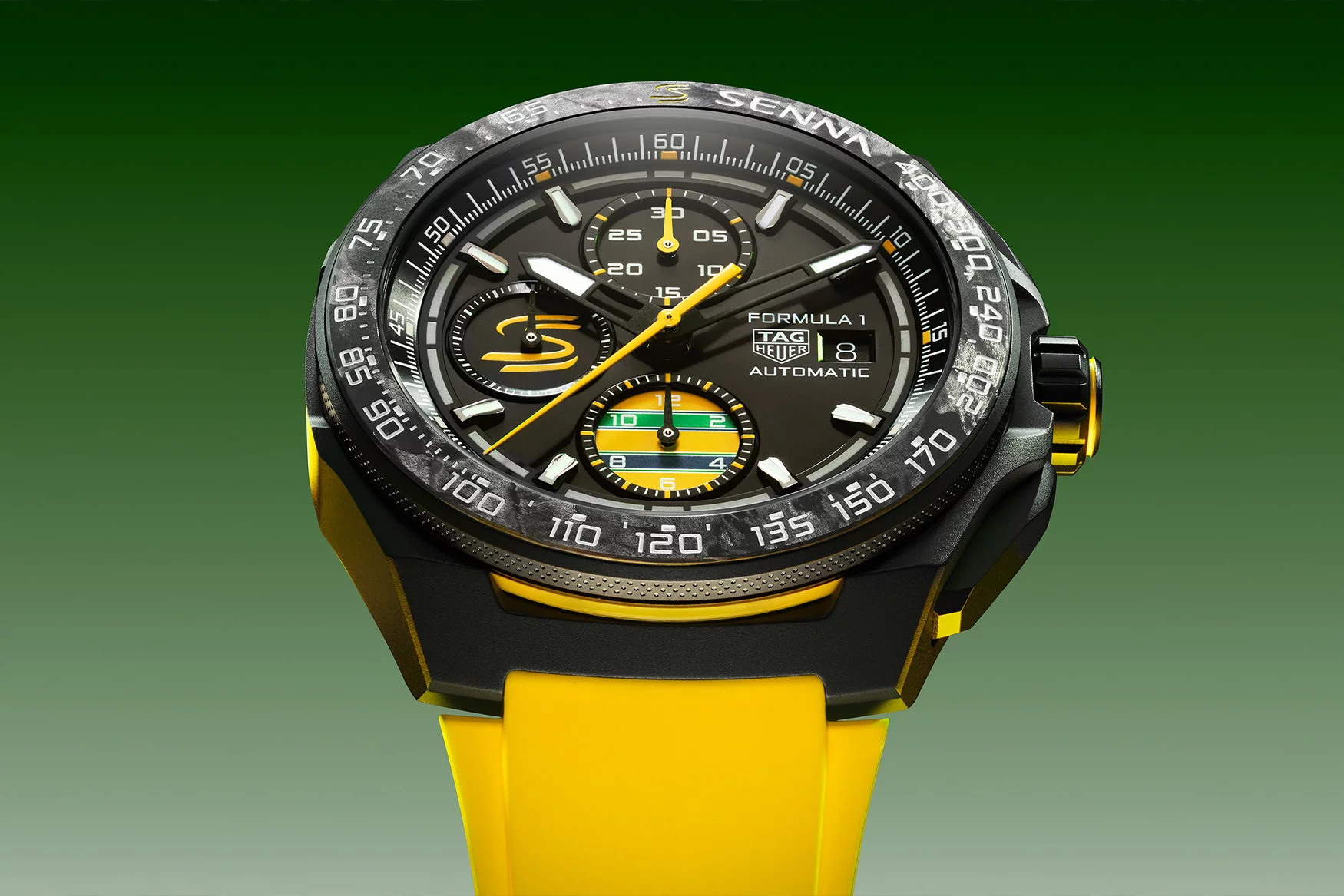 TAG Heuer Formula 1 Chronograph x Senna 2025 Collection | INTRODUCING
