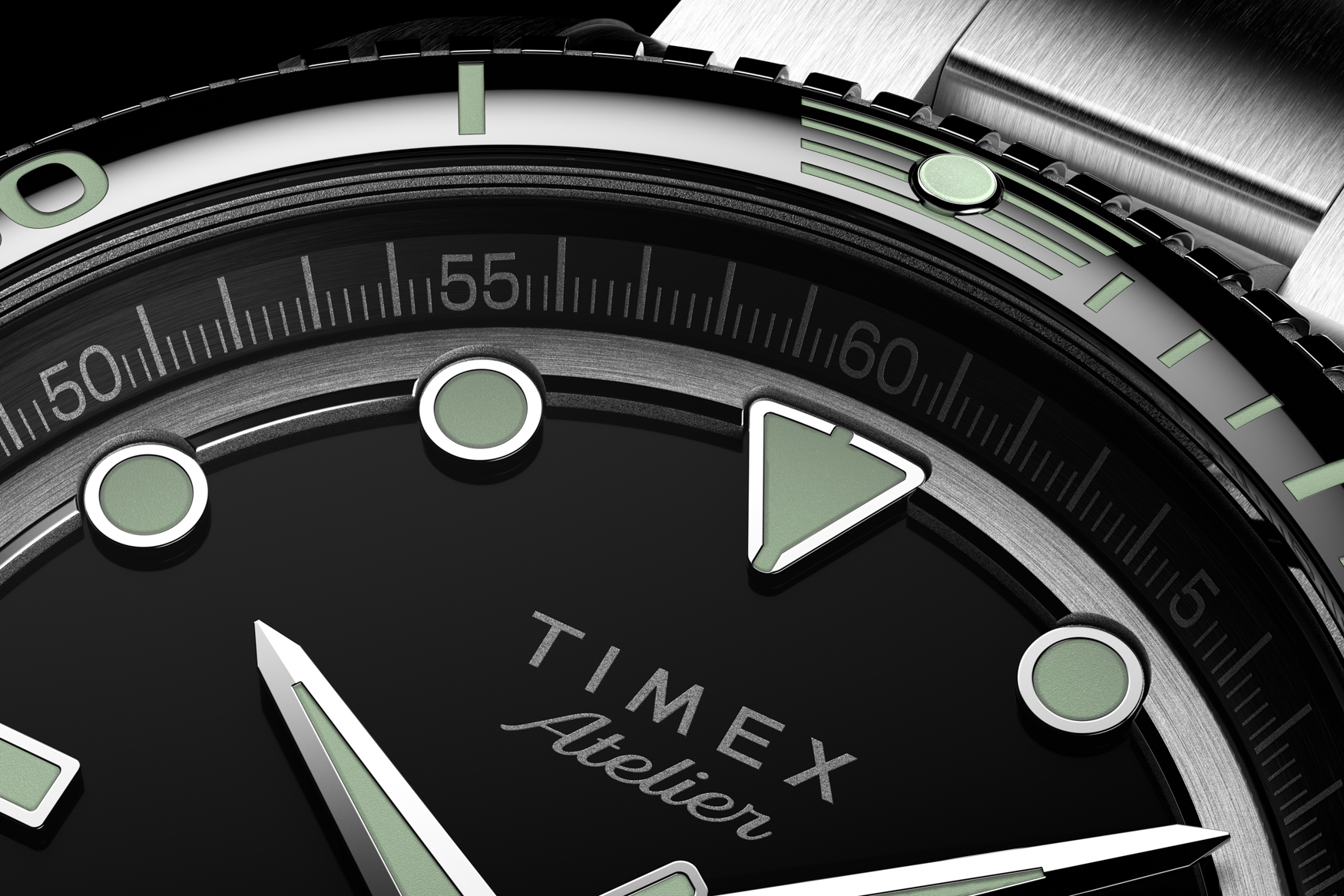 Timex Atelier Marine M1a Dial Close Up