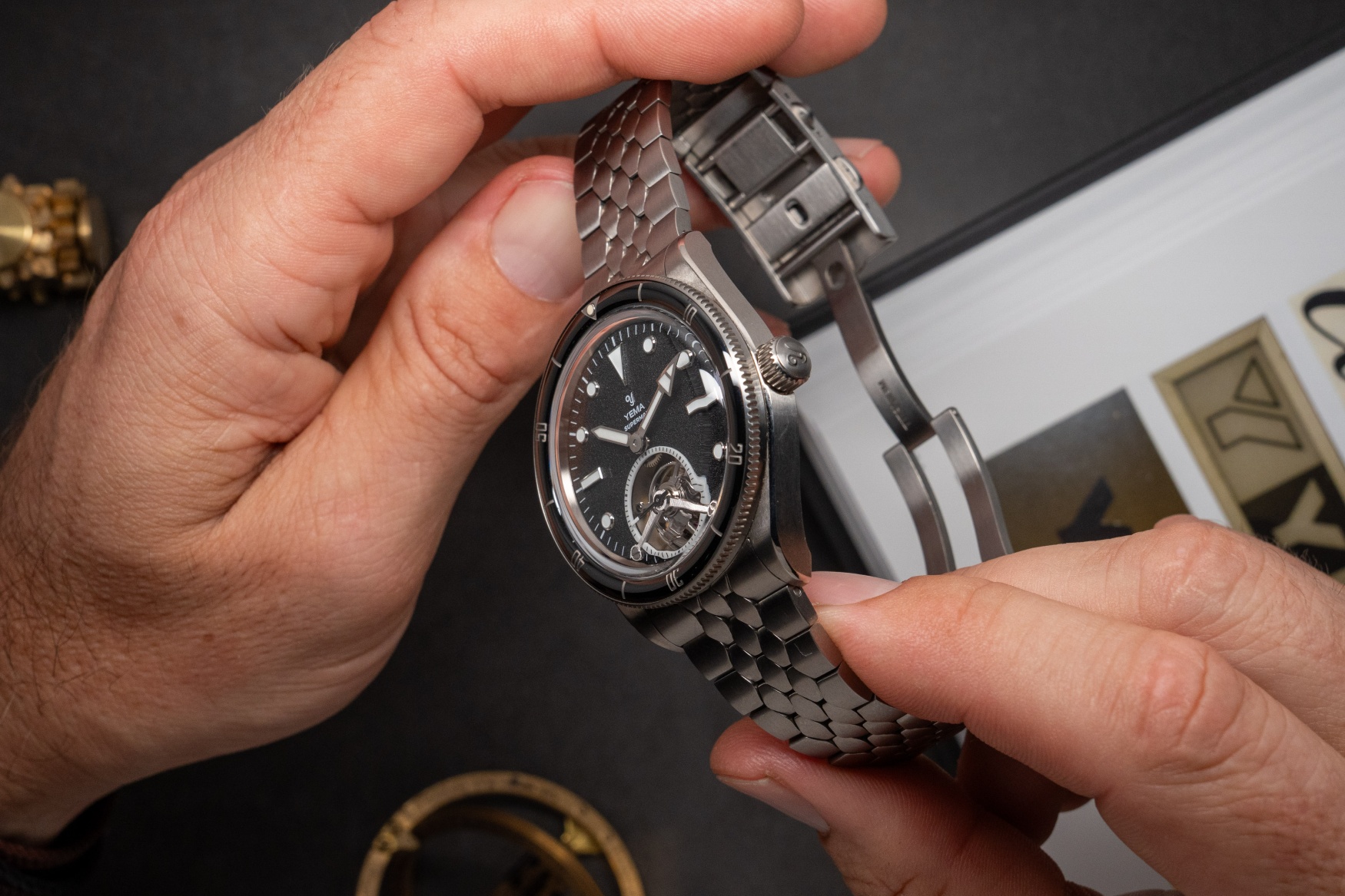 Yema Superman Tourbillon CMM 31 Limited Edition angle