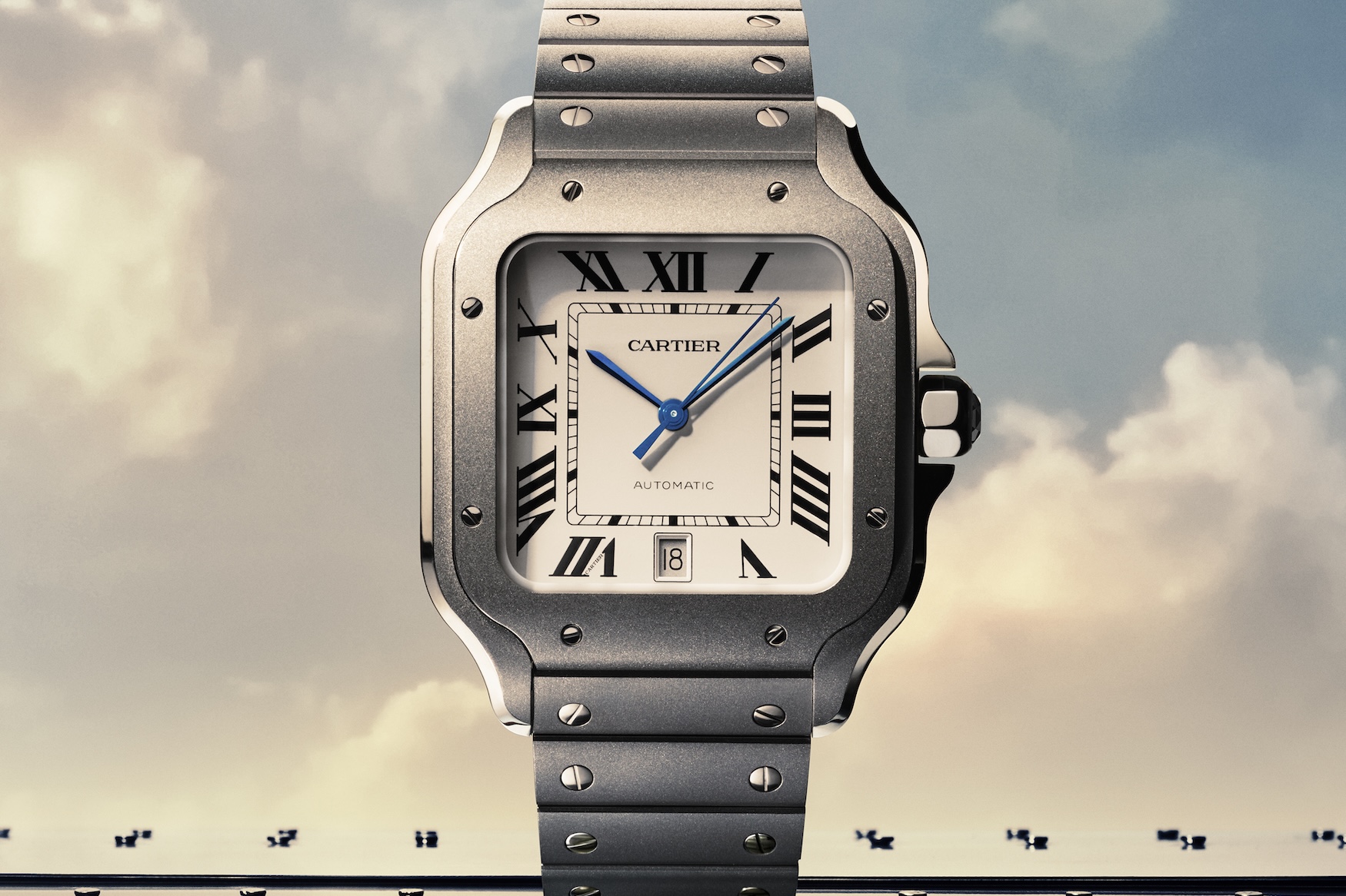 cartier santos de cartier titanium large 1