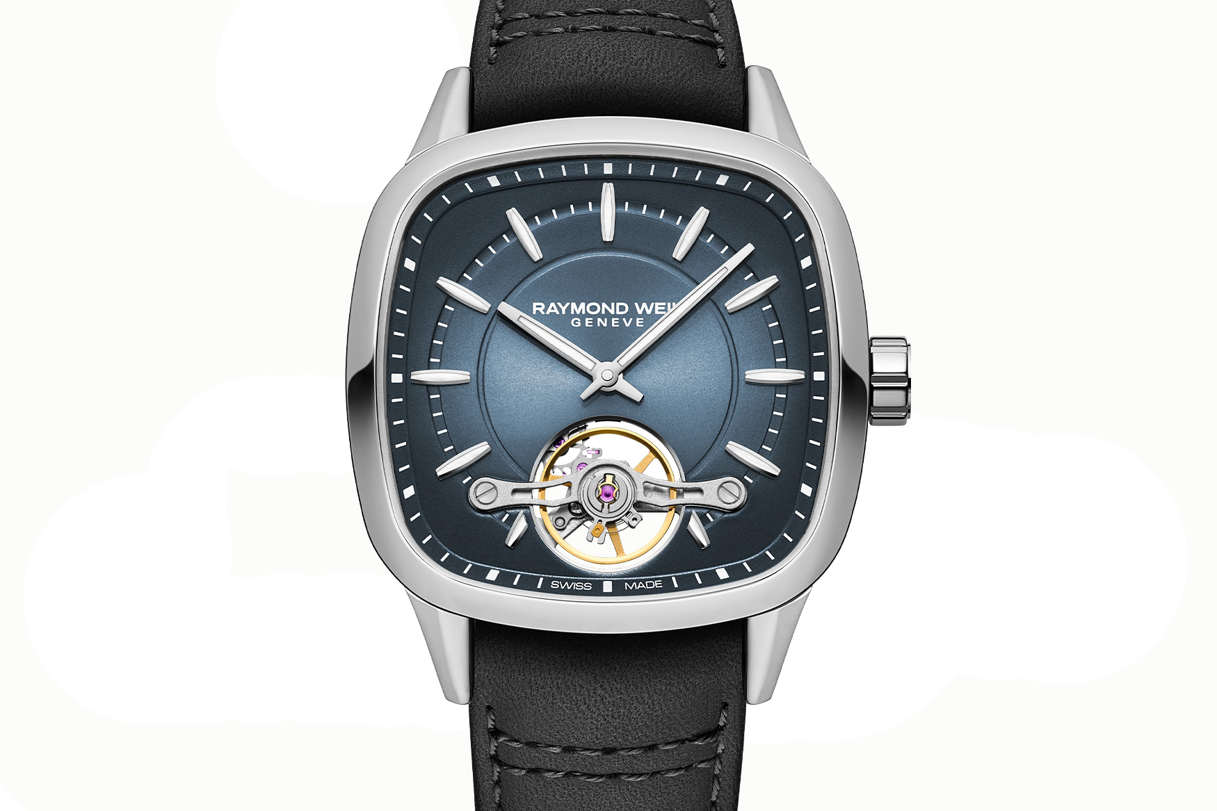 raymond weil cushion square watches